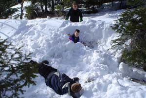 snow cave